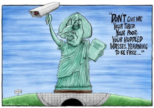 Statue of No Liberty (Theresa May)